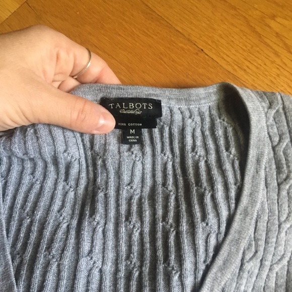 Grey Talbots Sweater - Picture 3 of 4
